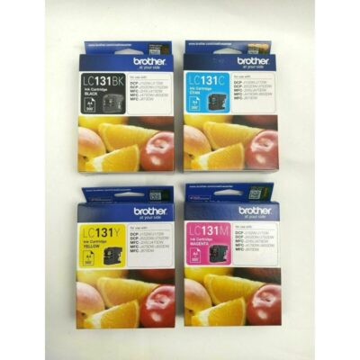 4 BROTHER LC-131 INK CARTRIDGES