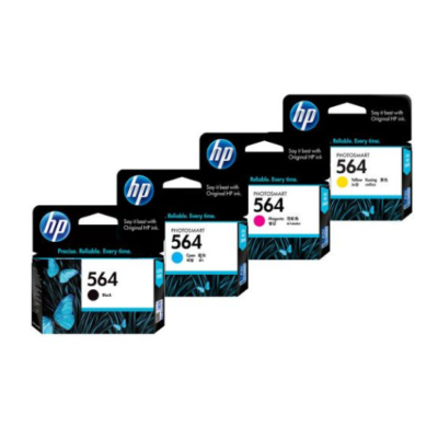 4 Pack HP 564 Genuine Inkjet Cartridges [1BK,1C,1M,1Y]