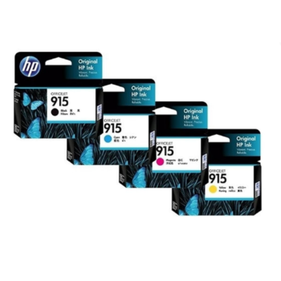4 Pack HP 915 Genuine Inkjet Cartridge [1BK,1C,1M,1Y]