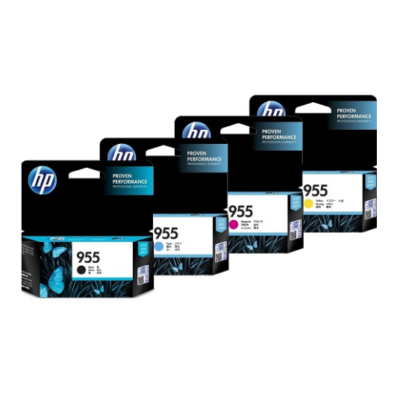 4 Pack HP 955 Genuine Standard Inkjet Combo [1BK,1C,1M,1Y]