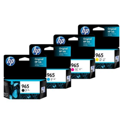 4 Pack HP 965 Genuine Inkjet Cartridge Combo [1BK,1C,1M,1Y]