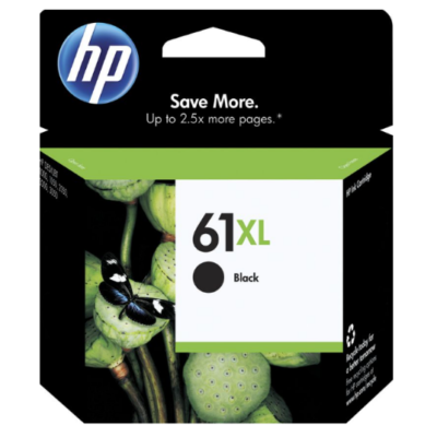 HP 61XL Genuine Black High Yield Inkjet Cartridge – 480 Pages