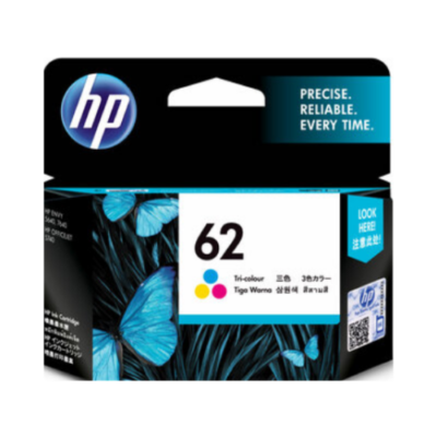 HP 62 Genuine Tri Colour Inkjet Cartridge – 165 Pages