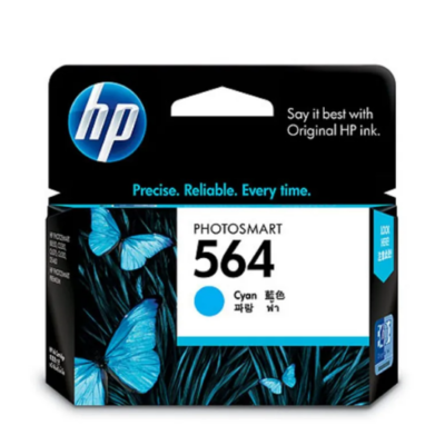 HP 564 Genuine Cyan Inkjet Cartridge – 300 Pages