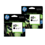 2 Pack HP 60XL Black Genuine Inkjet Cartridge [2BK]