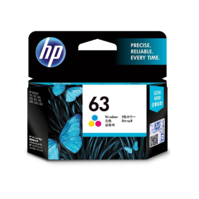 HP 63 Genuine [Tri Colour Pack] Inkjet Cartridge – 165 Pages
