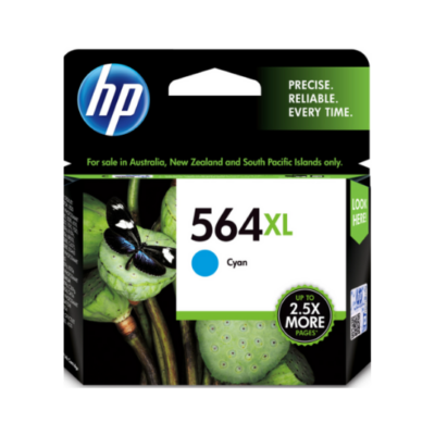 HP 564XL Genuine Cyan High Yield Inkjet Cartridge – 750 Pages