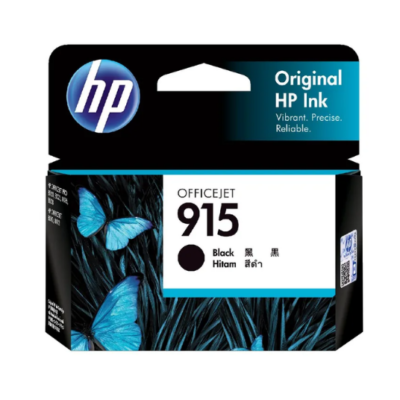HP 915 Genuine Black Inkjet Cartridge – 300 pages