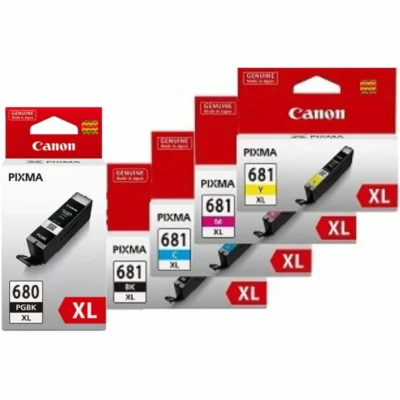 CANON PGI-680XL & CLI-681XL GENUINE INKJET COMBO PACK [1BK,1PBK,1C,1M,1Y] INK CARTRIDGE | Fast Shipping Australia | INKCART EXPRESS