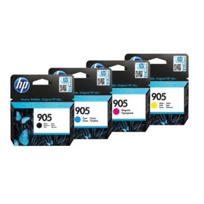 4 Pack HP 905 Genuine Standard Inkjet Combo [1BK,1C,1M,1Y]