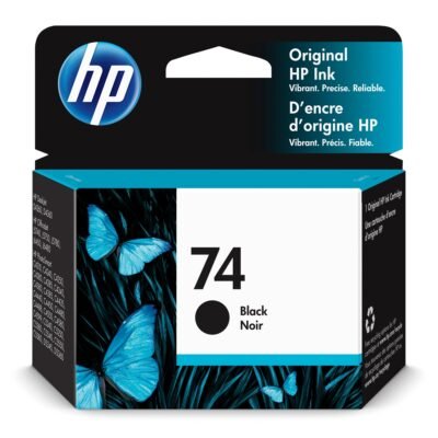 HP 74 Genuine Black Inkjet Cartridge – 220 Pages
