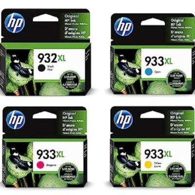 4 Pack HP 932XL + 933XL Genuine High Yield Inkjet Cartridges [1BK,1C,1M,1Y]