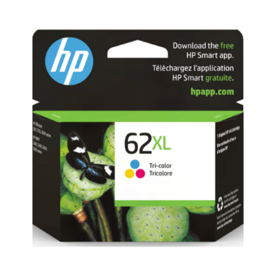 HP 62XL Genuine Colour High Yield Inkjet Cartridge – 415 Pages