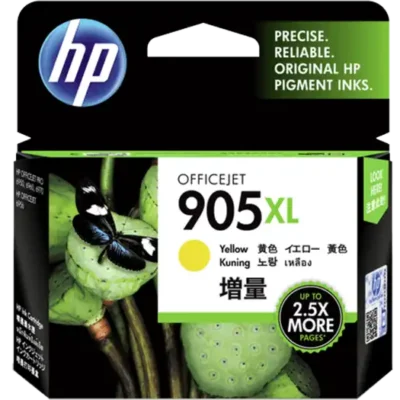 1 x HP 905XL Genuine Yellow Ink Cartridge T6M13AA – 825 Pages