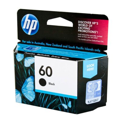 HP 60 Genuine Black Inkjet Cartridge – 200 Pages