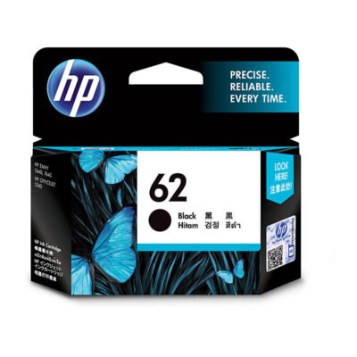 HP 62 Genuine Black Inkjet Cartridge – 200 Pages