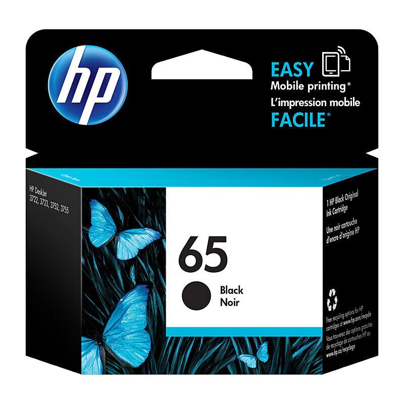 HP 65 GENUINE BLACK INK CARTRIDGE | Fast Shipping Australia | INKCART EXPRESS