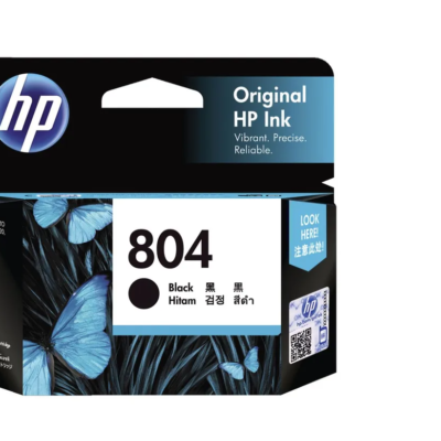 HP 804 Genuine Black Inkjet Cartridge – 200 Pages