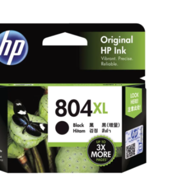 HP 804XL Genuine Black High Yield Inkjet Cartridge – 600 Pages