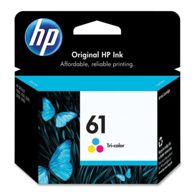 HP 61 Genuine Tri-Colour Inkjet Cartridge – 150 Pages
