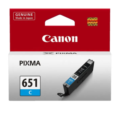 Canon CLI-651C Genuine Cyan Inkjet Cartridge