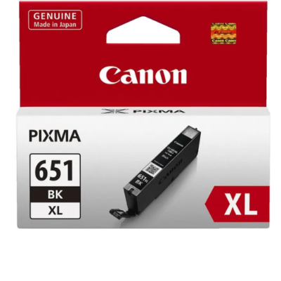 Canon CLI-651XLBK Genuine Photo Black High Yield Inkjet Cartridge