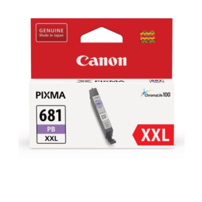 Canon CLI-681XXLPB Extra High Yield Genuine Photo Blue Inkjet Cartridge – 760 Pages