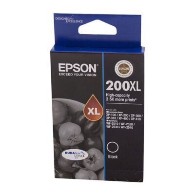 Epson 200XL Genuine Black High Capacity Inkjet Cartridge – 500 pages