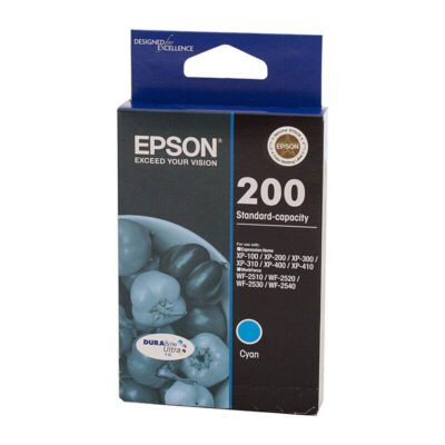 Epson 200 Genuine Cyan Inkjet Cartridge – 165 pages