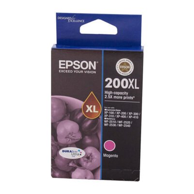 Epson 200XL Genuine Magenta High Capacity Inkjet Cartridge – 450 pages