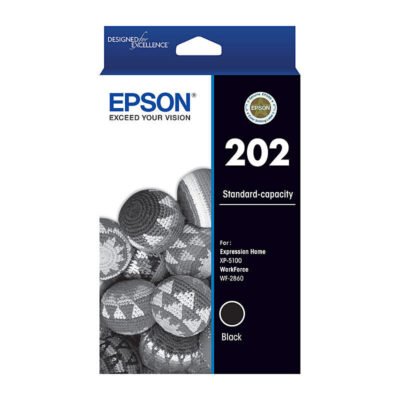 Epson 202 Genuine Black Ink Cartridge- 210 pages