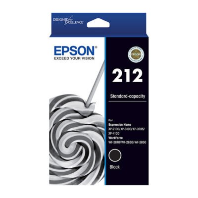 Epson 212 Genuine Black Ink Cartridge – 150 pages
