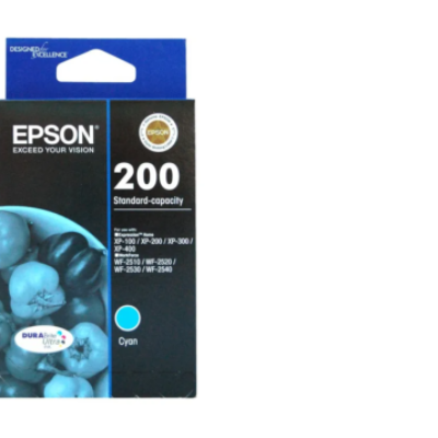Epson 200 Genuine Cyan Inkjet Cartridge – 165 pages