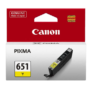 Canon CLI-651Y Genuine Yellow Inkjet Cartridge
