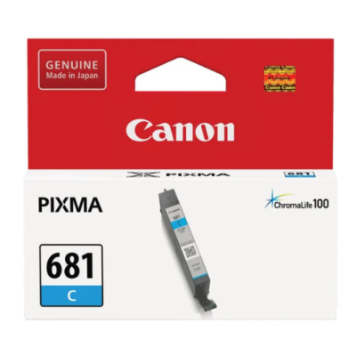Canon CLI-681C Genuine Cyan Inkjet Cartridge- 250 pages