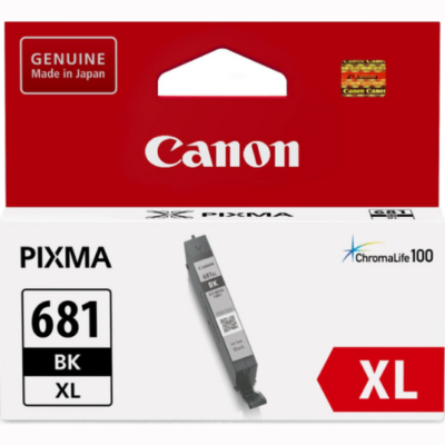 Canon CLI-681XLBK High Yield Genuine Black Inkjet Cartridge – 515 pages