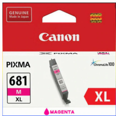 Canon CLI-681XLM High Yield Genuine Magenta Inkjet Cartridge – 515 pages