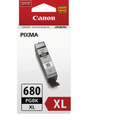 Canon PGI-680XLBK High Yield Genuine Black Inkjet Cartridge- 400 pages