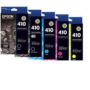 5 Pack Epson 410 Genuine Inkjet Cartridges [1BK,1PBK,1C,1M,1Y]