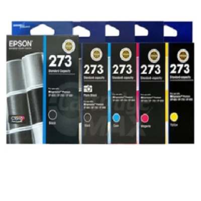 5-Pack Epson 273 Genuine Ink Combo [1BK,1PBK,1C,1M,1Y]