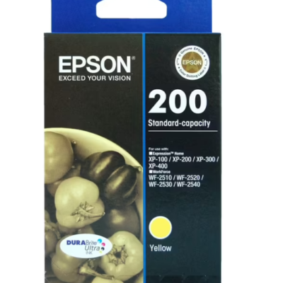 Epson 200 Genuine Yellow Inkjet Cartridge – 165 pages