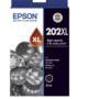 Epson 202XL Genuine Black High Capacity Ink Cartridge – 550 pages