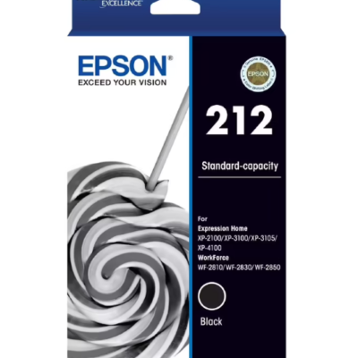 Epson 212 Genuine Black Ink Cartridge – 150 pages