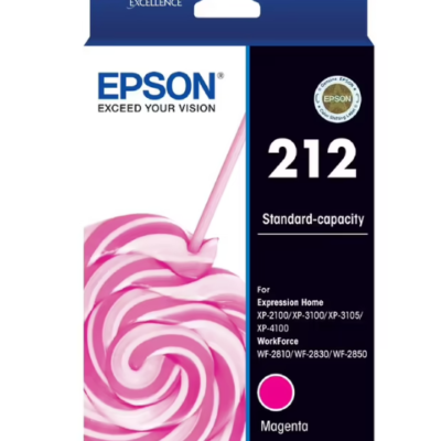 Epson 212 Genuine Magenta Ink Cartridge – 130 pages