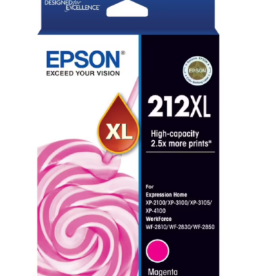 Epson 212XL Genuine Magenta High Capacity Ink Cartridge – 350 pages