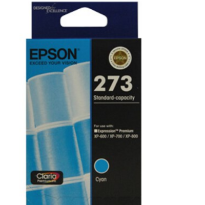 Epson 273 Genuine Cyan Ink Cartridge – 300 pages