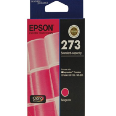 Epson 273 Genuine Magenta Ink Cartridge – 300 pages