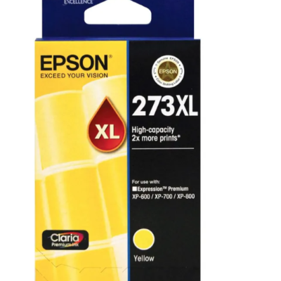 Epson 273XL Genuine Yellow High Yield Ink Cartridge – 650 pages