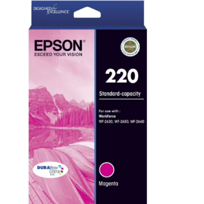 Epson 220 Genuine Magenta Ink Cartridge