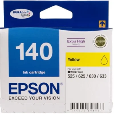 Epson 140 Genuine Yellow Extra High Yield Inkjet Cartridge – 755 pages